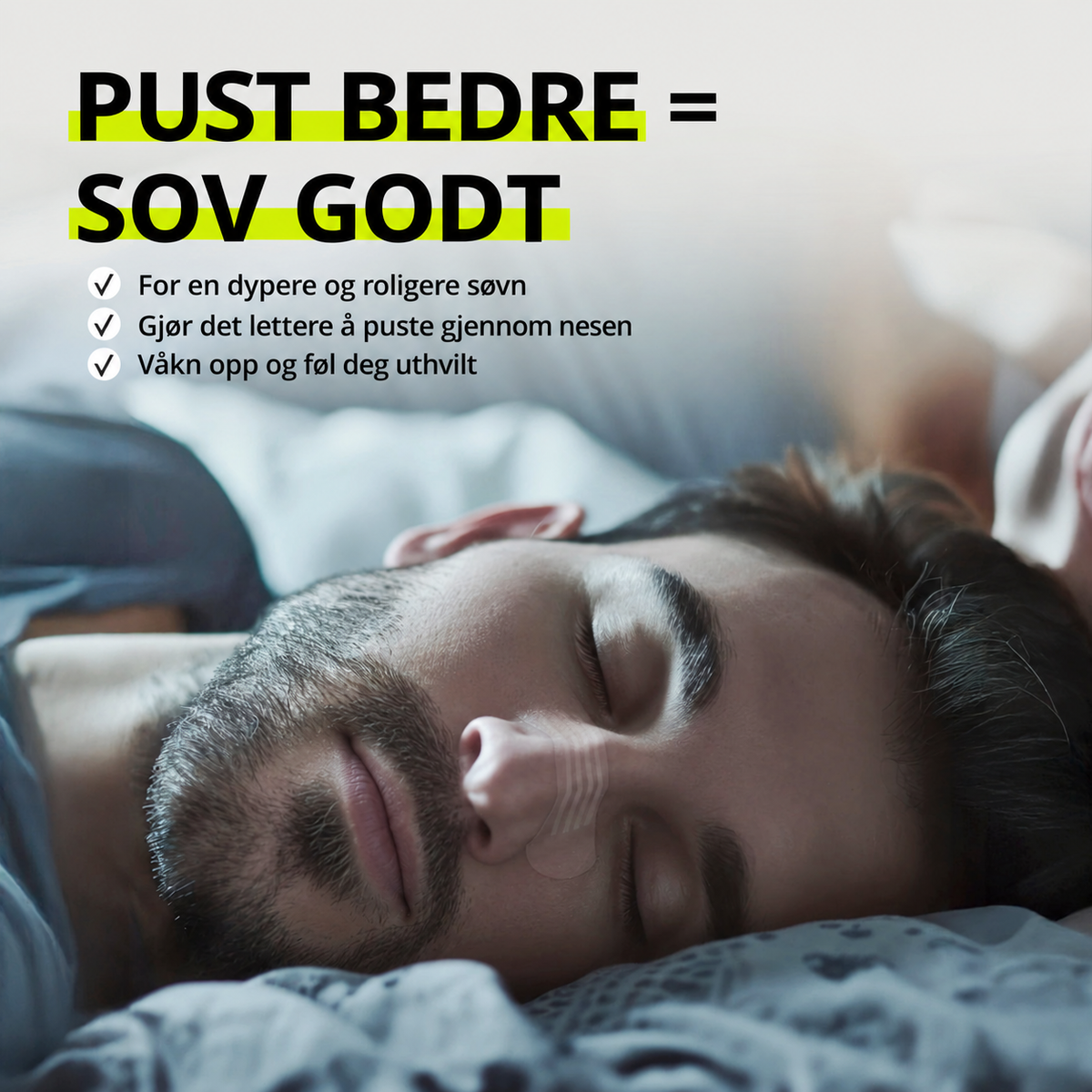 Pust bedre = sov godt – Nesetapen i bruk om natten